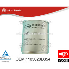 Genuine fuel oil filter for JAC truck HFC4DA1 engine